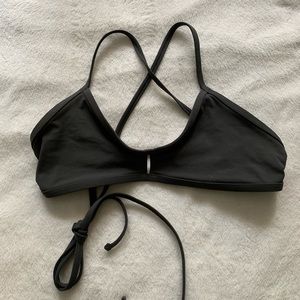 Grey Jolyn vent bikini top